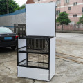 Supermarket promotion sale product display metal stand Big sign heavy duty 3 tiers rack for garbage bags